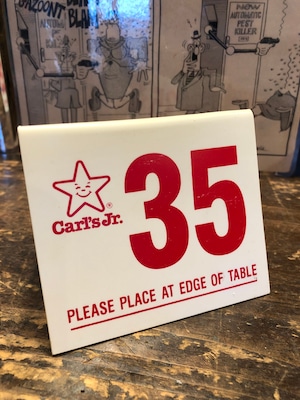 ''Carl's Jr.'' Waiting Plate