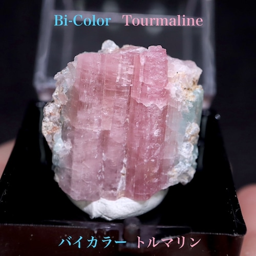 バイカラー トルマリン ピンク  電気石 11.9g T636   鉱物　天然石　原石　パワーストーン