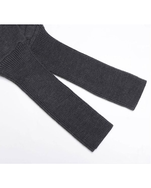 ラクーンファーニットカーディガン A0819