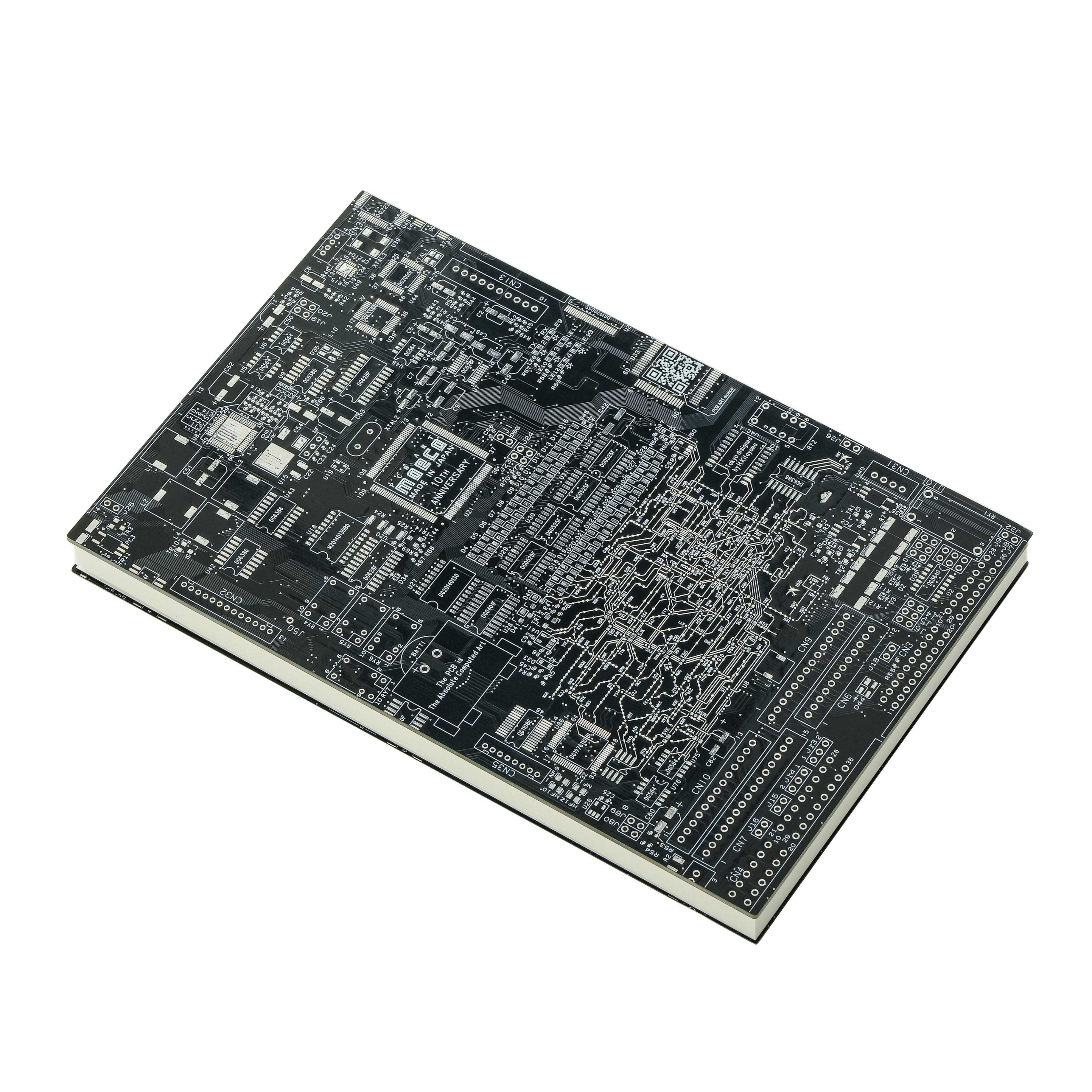 基板アート　ノートブック PCB ART NOTEBOOK PCB ART Notebook】基板アート ノートブック moeco 10周年 ver. | PCB