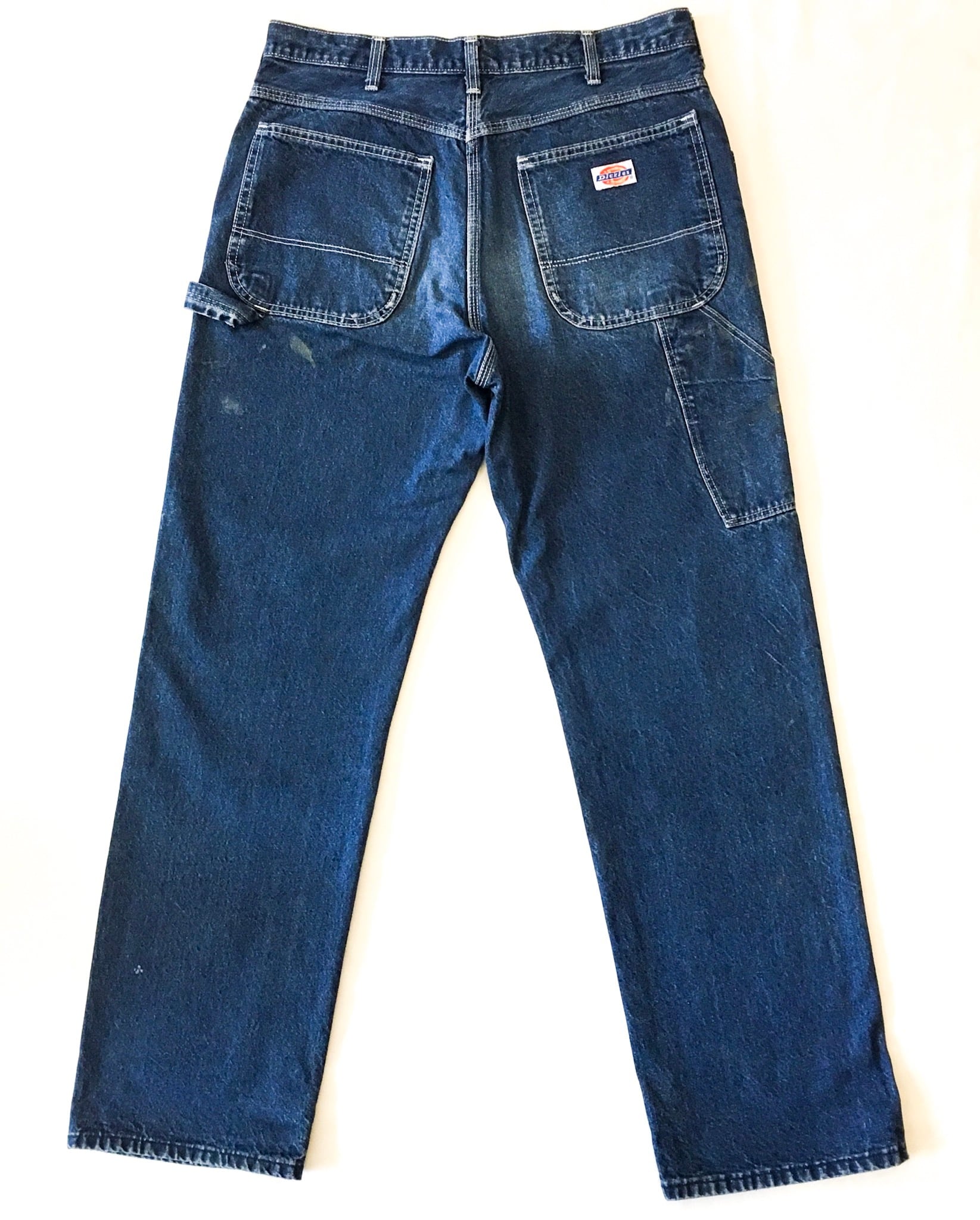 Dickies / Denim Painter Pants / W34 L32 / Made in USA / 80s