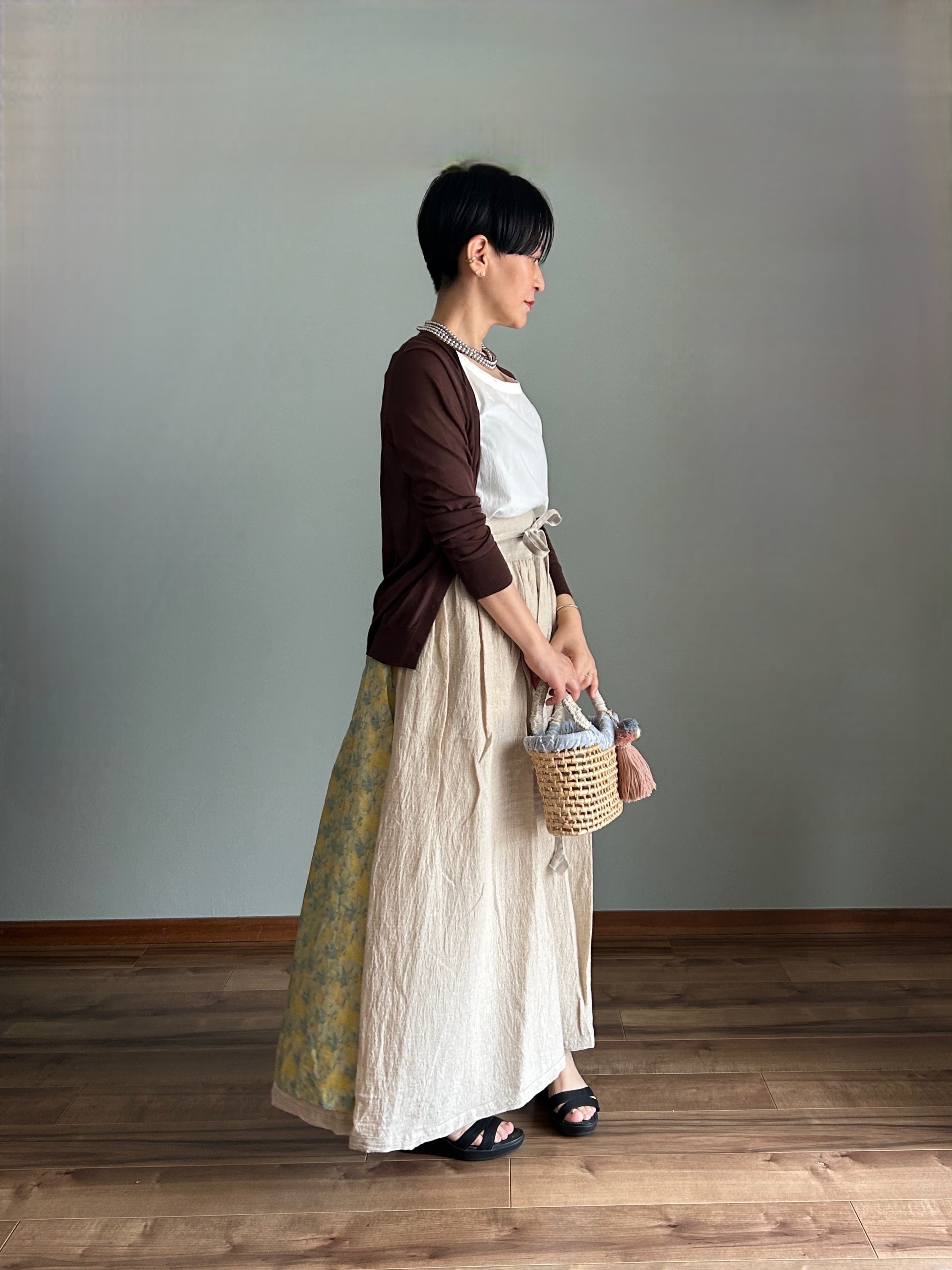 ハレノヒギャザーラップスカート | nuu