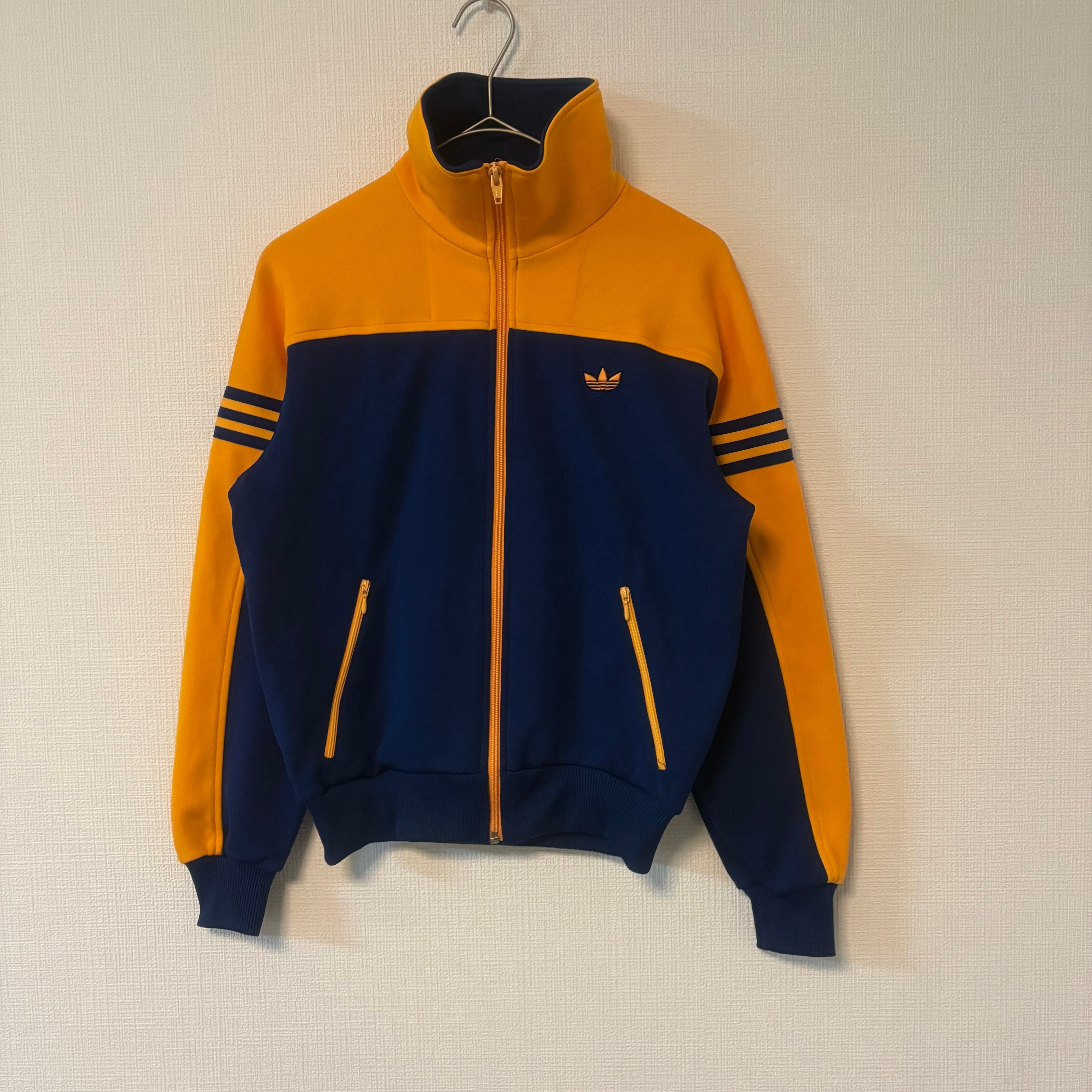 90's adidas アディダス トラックジャケット ジャージ オレンジ M商品