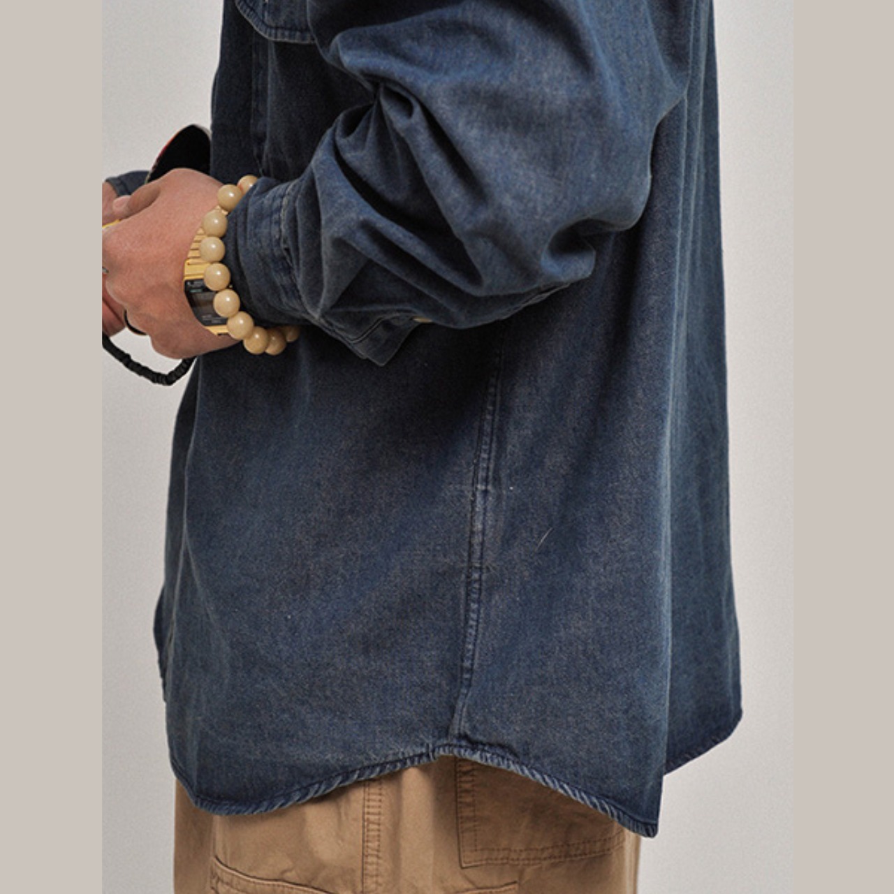 ワークポケット デニムシャツ A1839 - 10