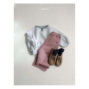 【取寄】minirobe ボタンピーチパンツ|冬服|韓国子供服