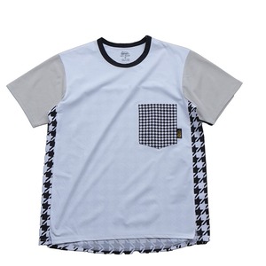 ranor(ラナー) HOUNDSTOOTH T-SHIRT WHITE