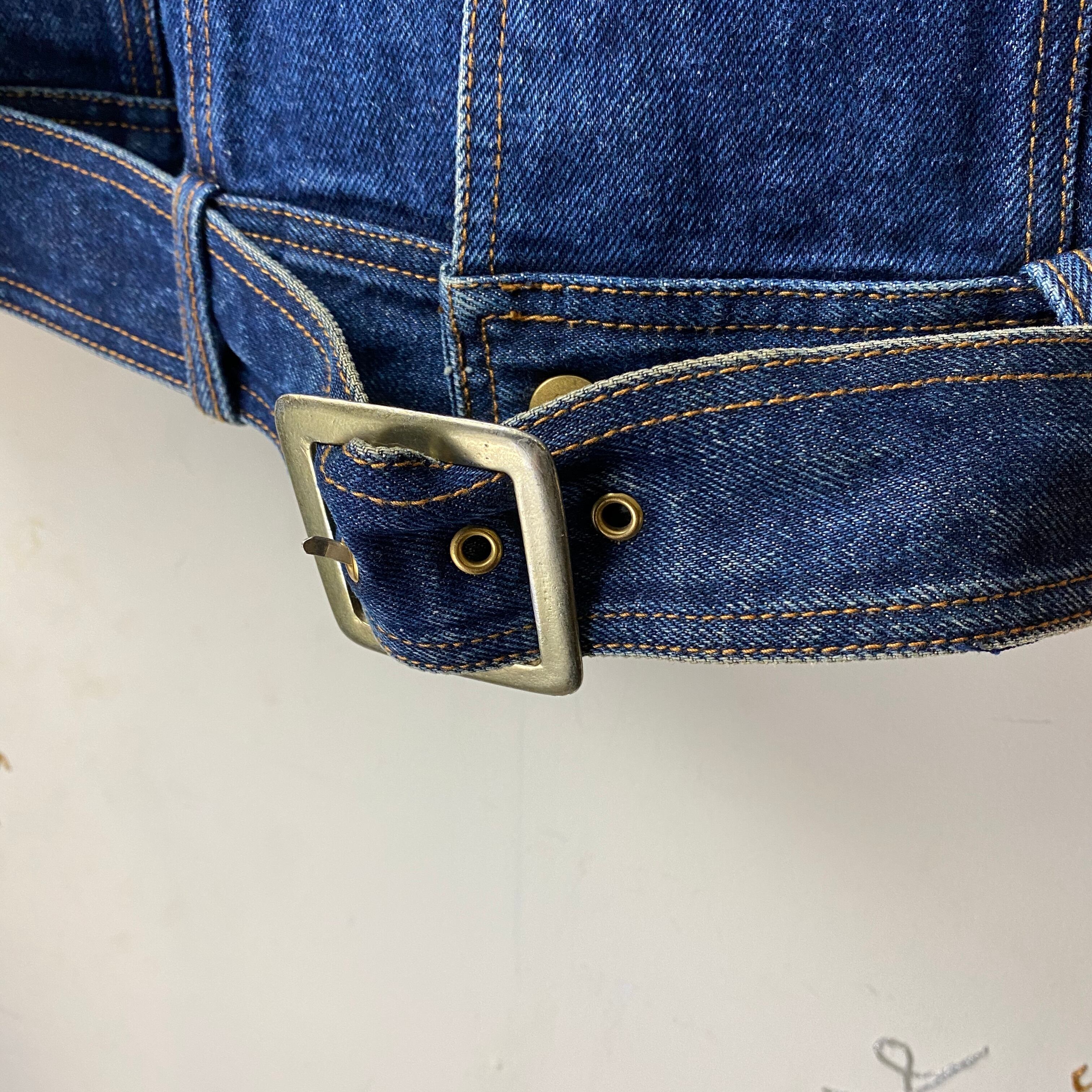 JEAN PAUL GAULTIER waist shaped denim jacket | NOIR ONLINE