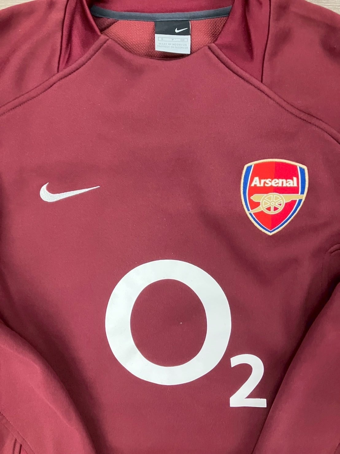 Nike Arsenal O2 バーガンディ 長袖スウェット ティエリアンリ