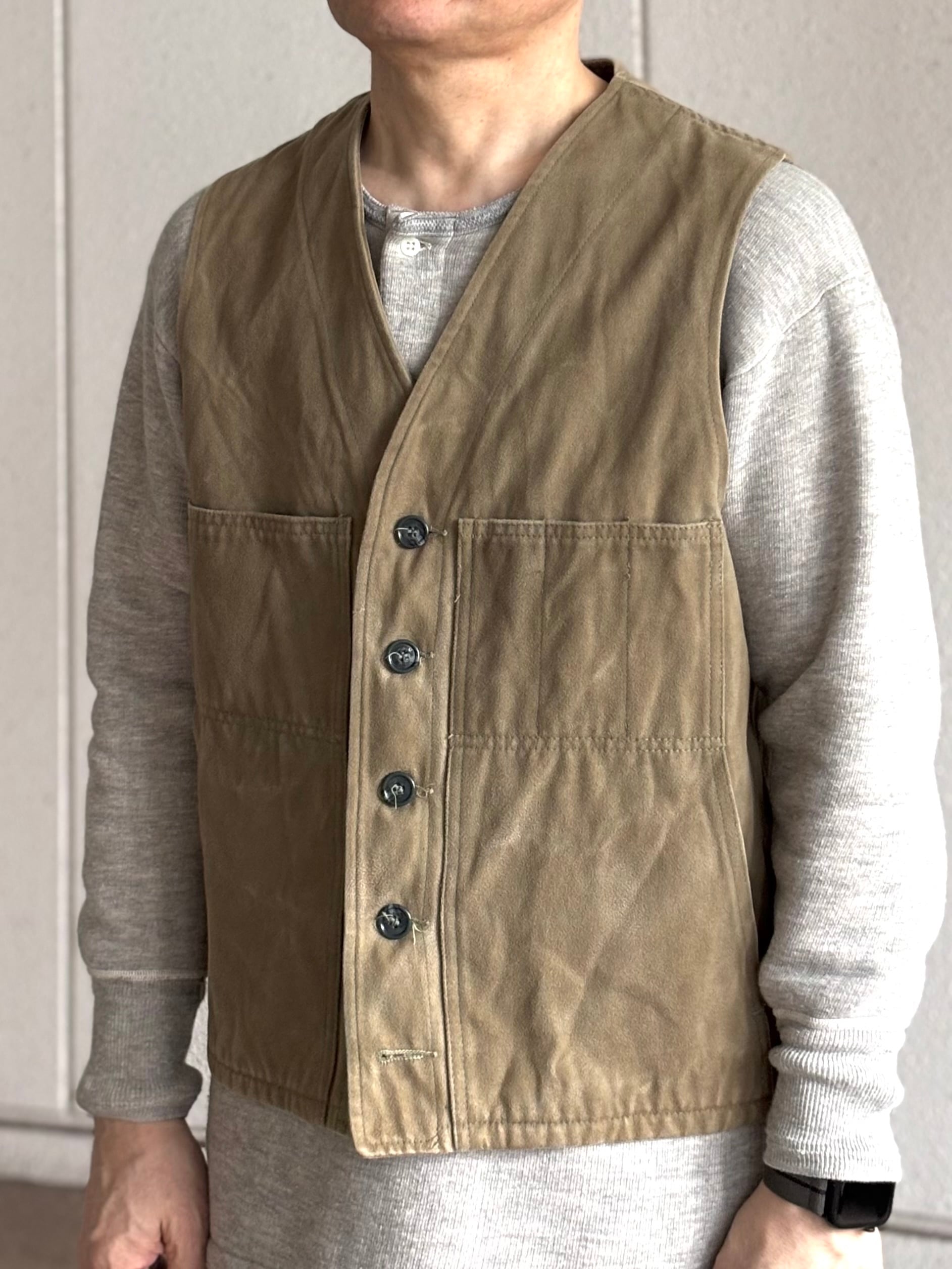 OLD FILSON MOLESKIN VEST | STRAYSHEEP ONLINE