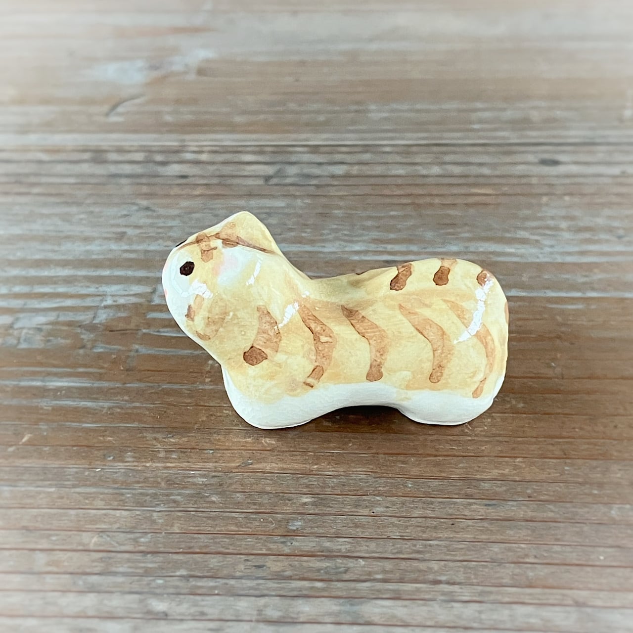 ねこ箸置き（立体）　茶トラ