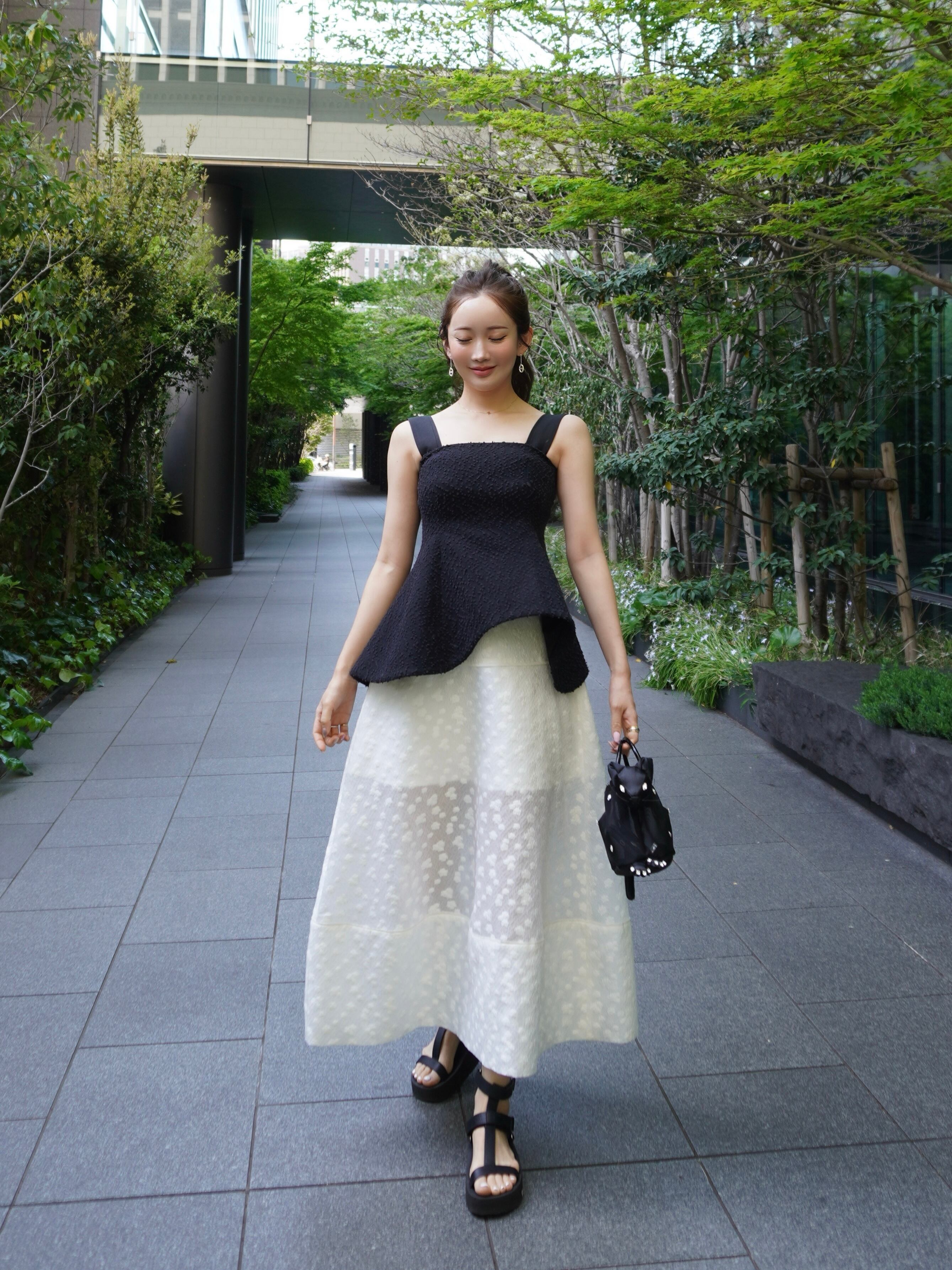 HYEONヘヨン★ジャガードスカート　小花 HYEONヘヨン☆ジャガードスカート小花