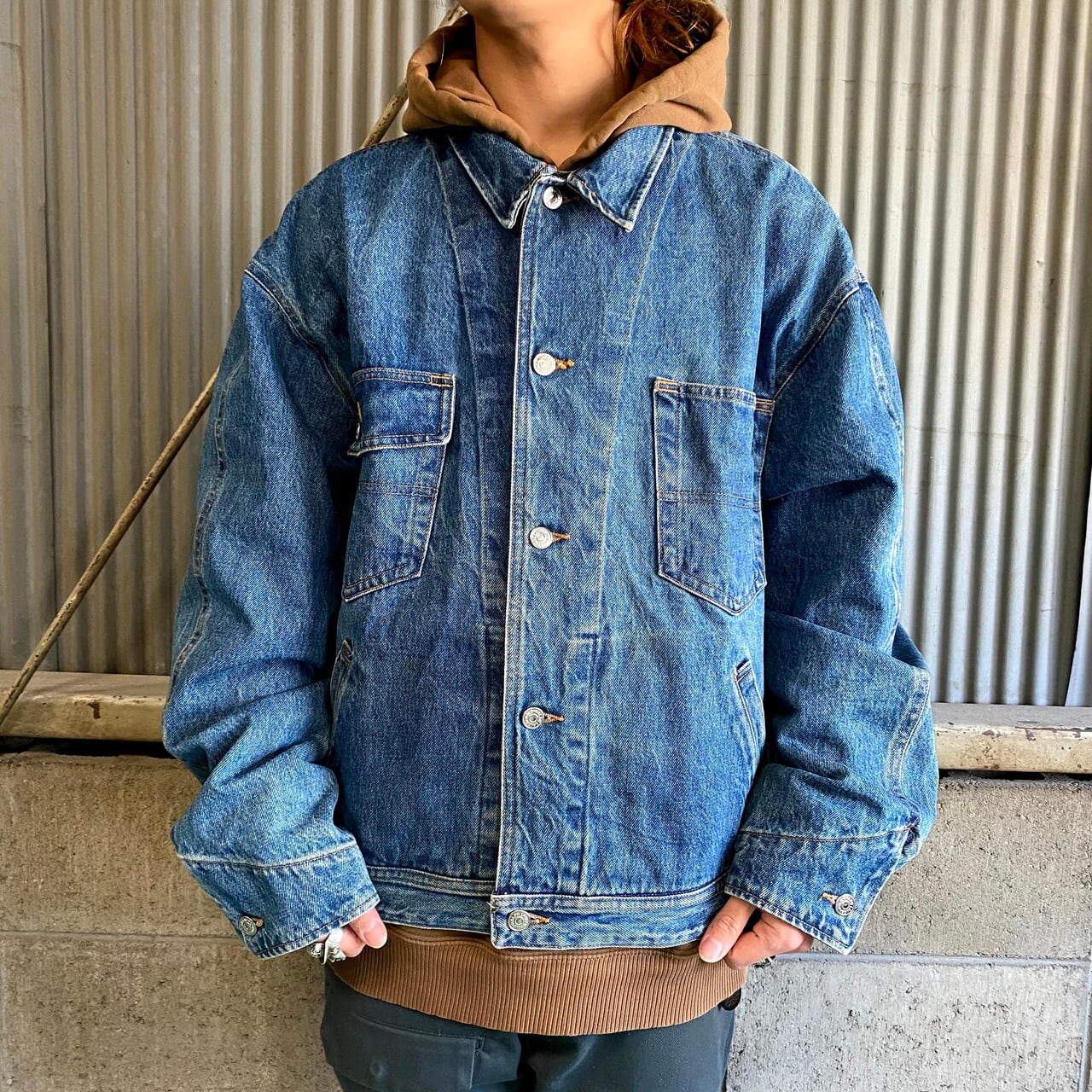 80〜90年代 ラルフローレン ポロカントリー 星条旗 デニムジャケット  