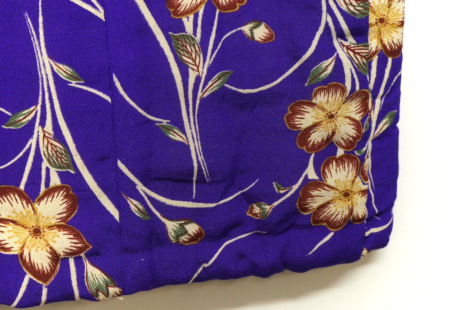 1373 綿入ちゃんちゃんこ 正絹 縮緬 古布 昭和レトロ アンティーク