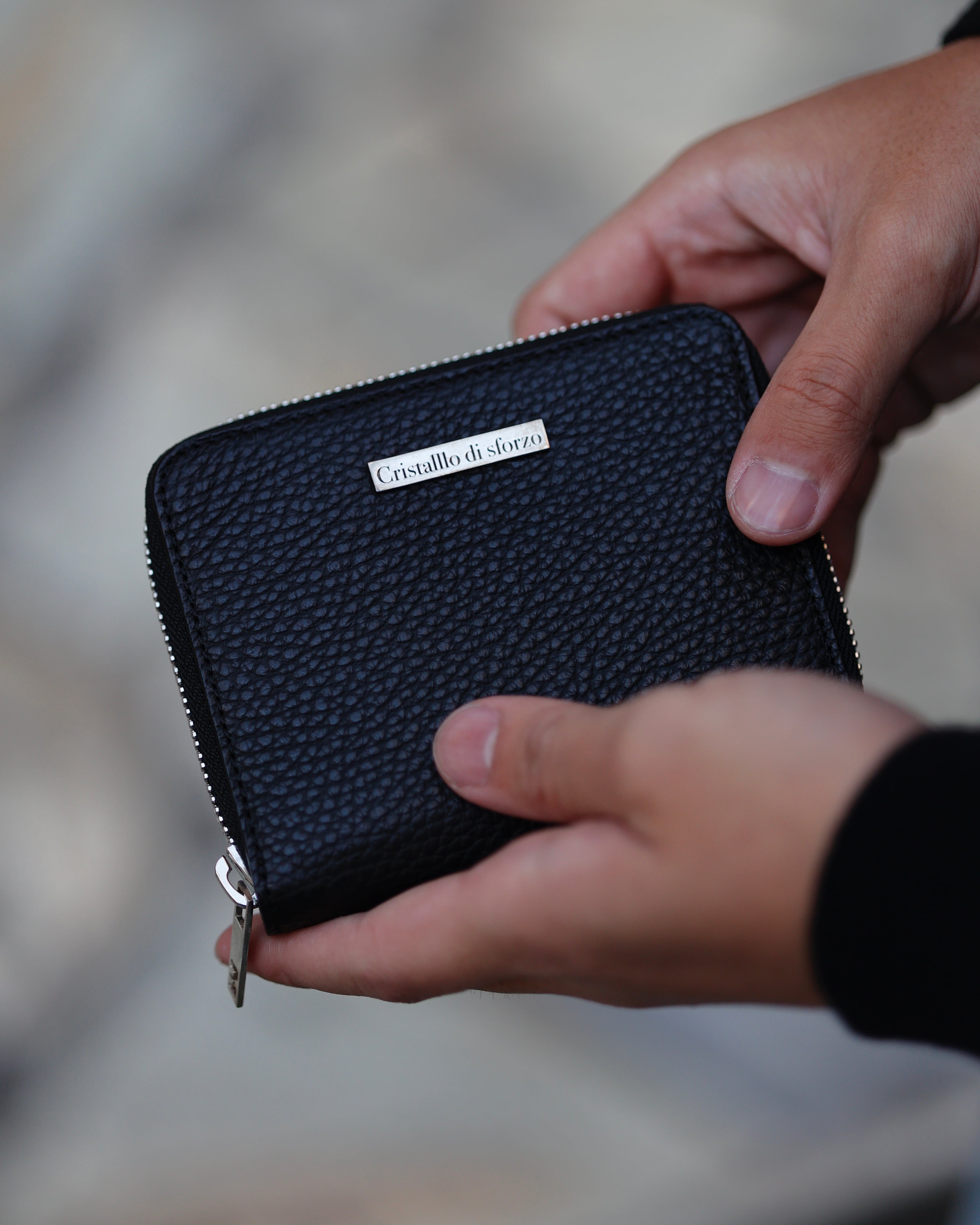 即納カラーあり】Italian Emboss Middle Wallet 【イタリア