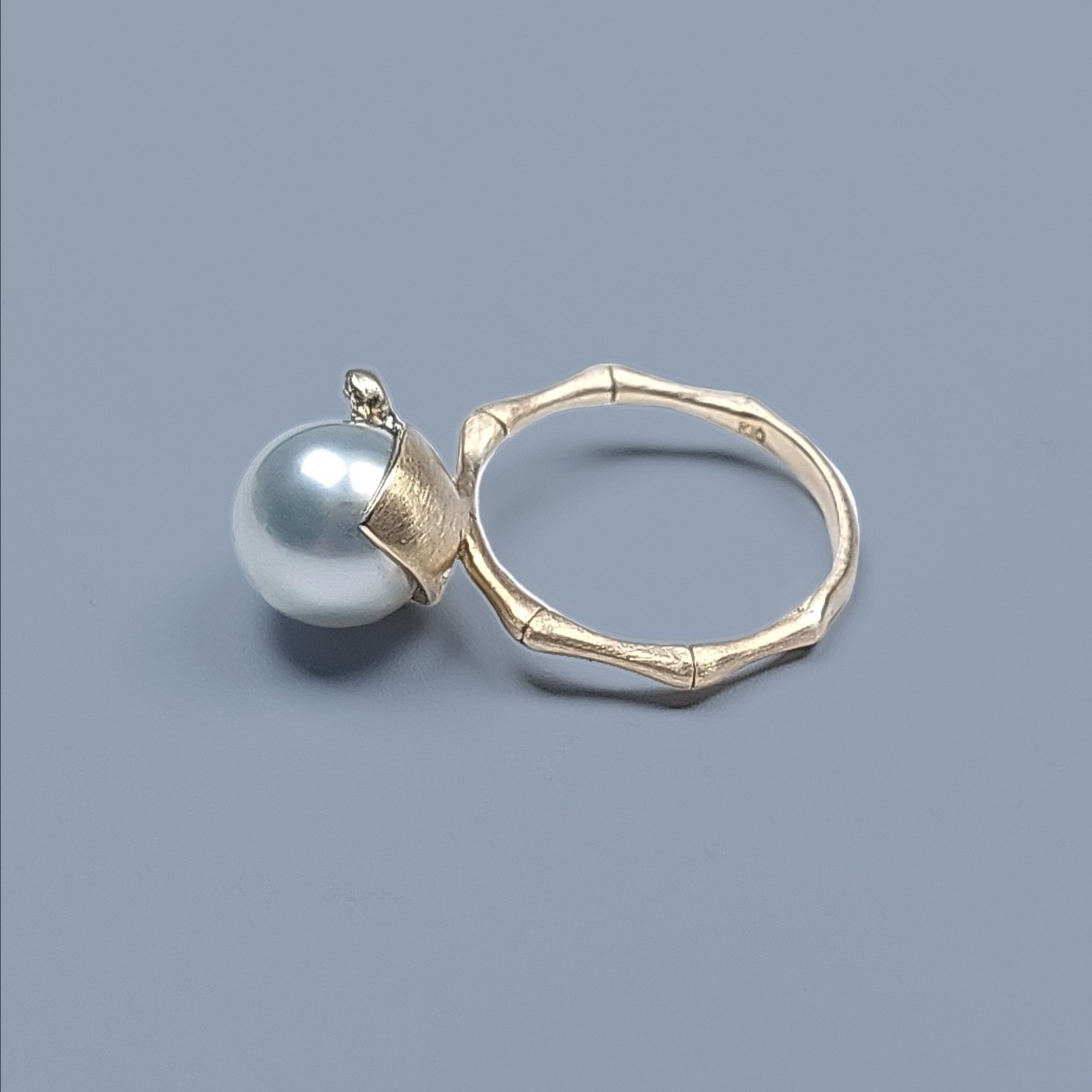 K10 South Sea baroque Pearl (Cradie Ring)