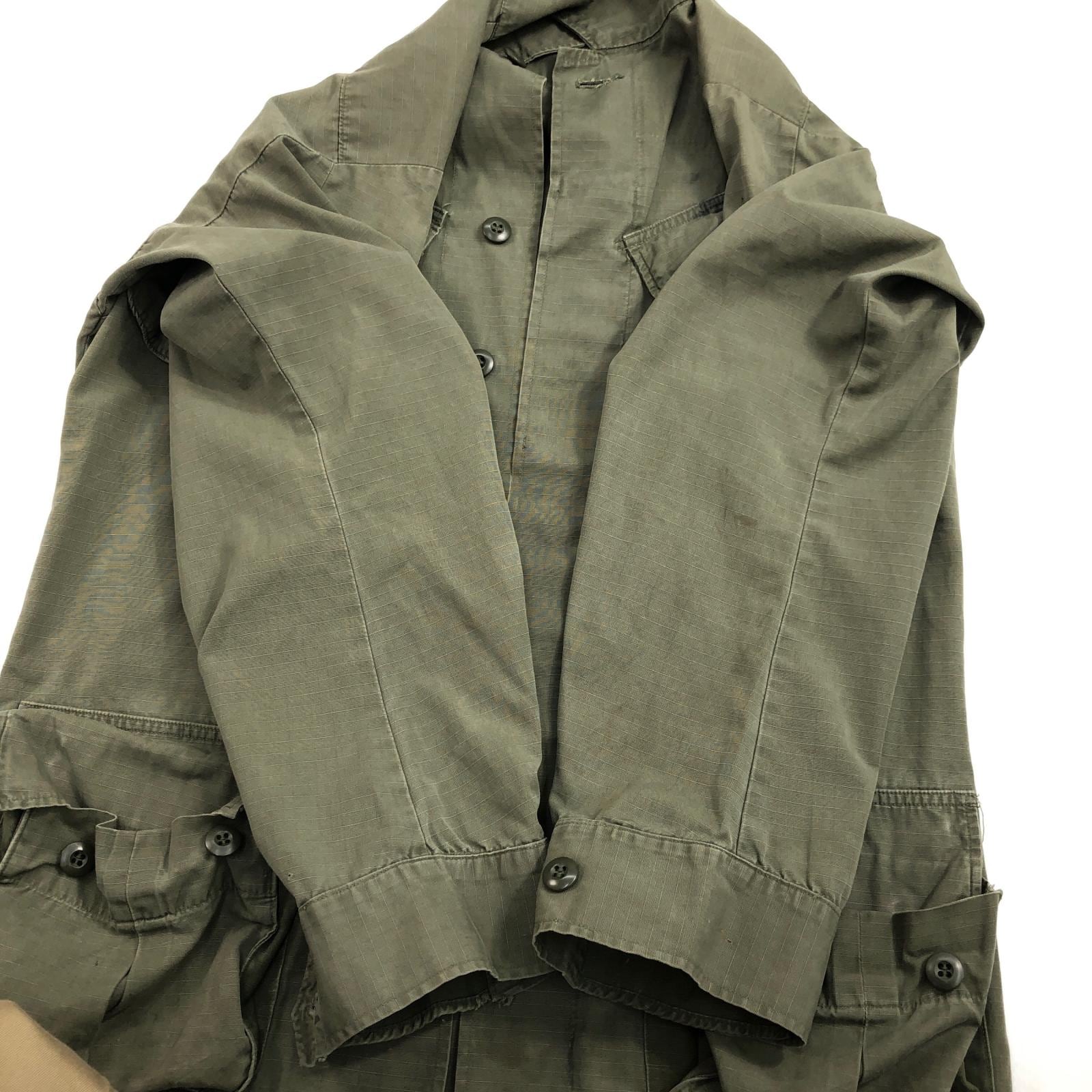 70年代 U.S.ARMY COMBAT TROPICAL RIP-STOP 4th jungle fatigue jacket