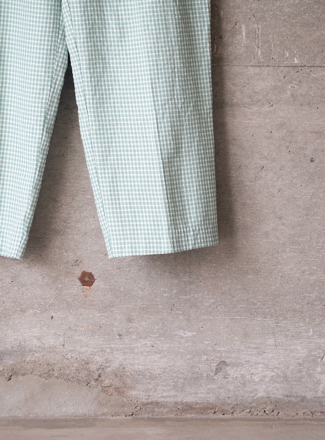 "Draper's & Damon's" 1980s Gingham easy pants