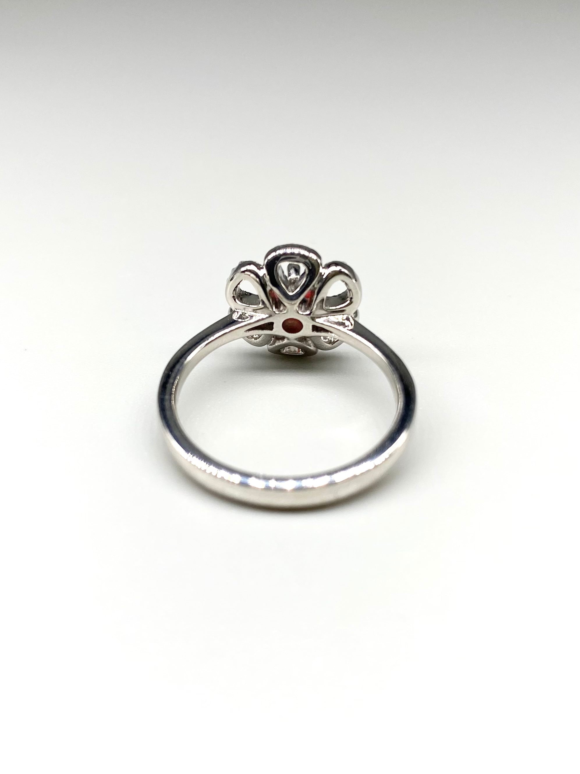 コンクパール 0.46ct / ダイヤモンド 計0.21ct Pt900 リング 12号