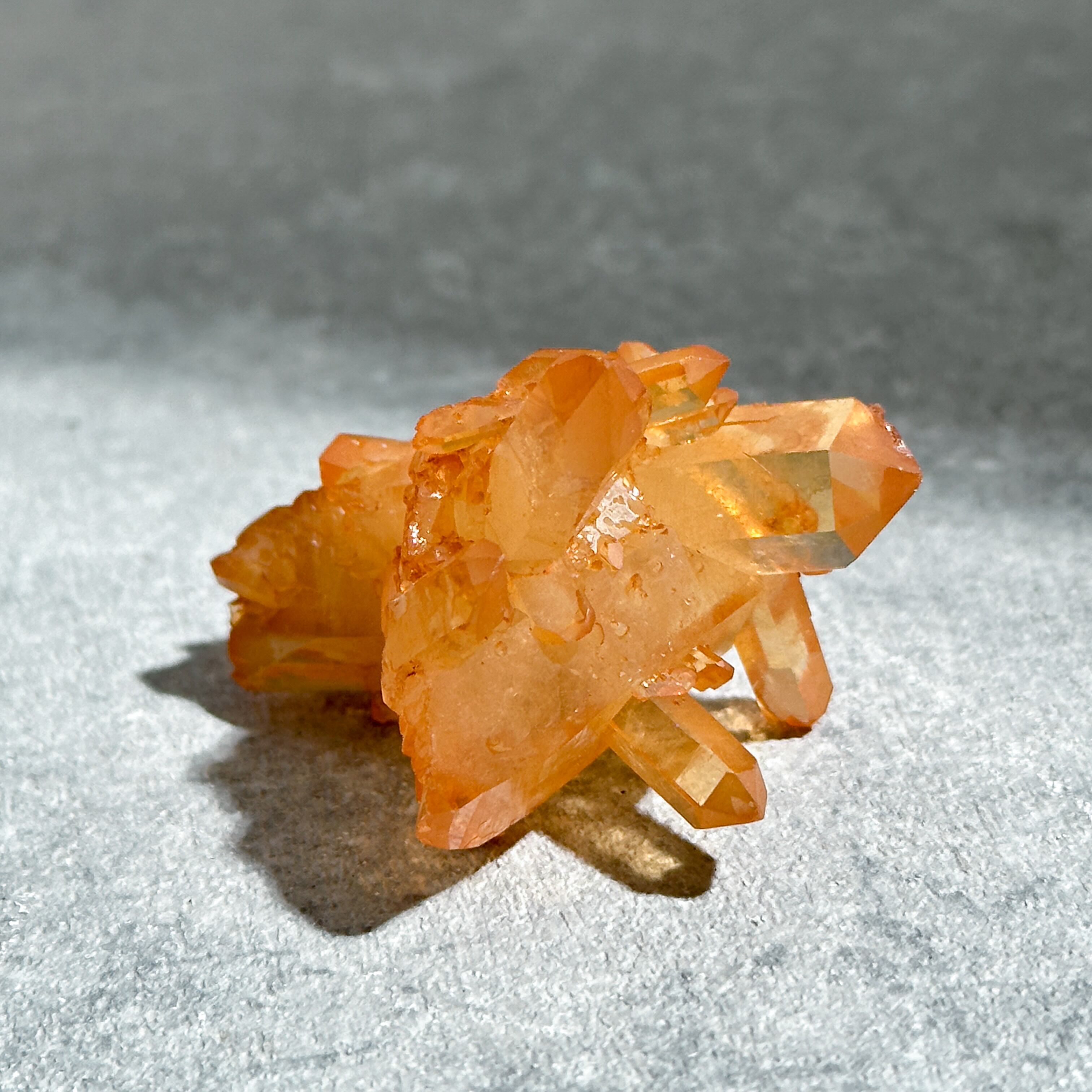 ミナスジェライス産タンジェリンクォーツ クラスター03◇ Tangerine