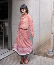 【送料無料】80's indian blouse MADE IN INDIA