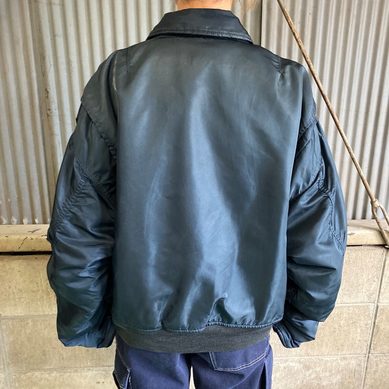 Schott ショット CWU-R ミリタリー フライトジャケット XL相当 古着 