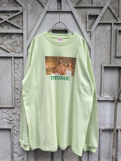 "深緑" original TOTONOU L/S YELLOW GREEN