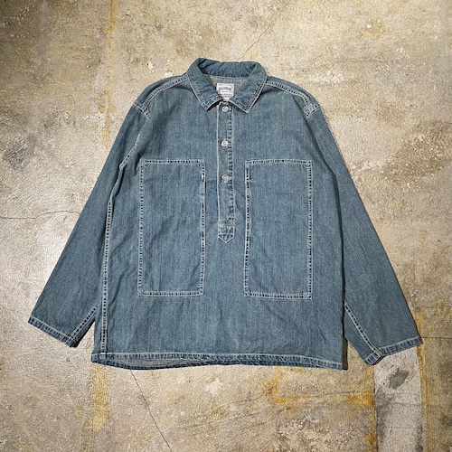 HUSTON U.S ARMY COTTON PULLOVER DENIM SHIRT