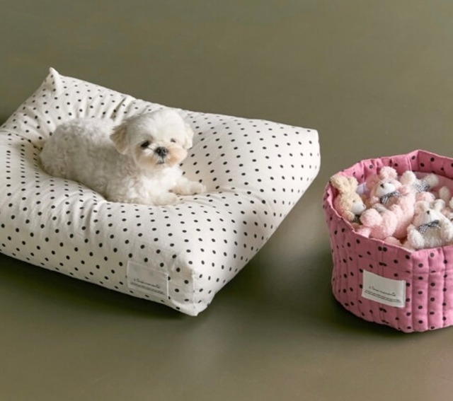 愛犬のお部屋をキュートに大変身ーペットベッド編ー(CREAM)