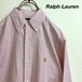Ralph Lauren ラルフローレン カラーポニー刺繍 ストライプシャツ