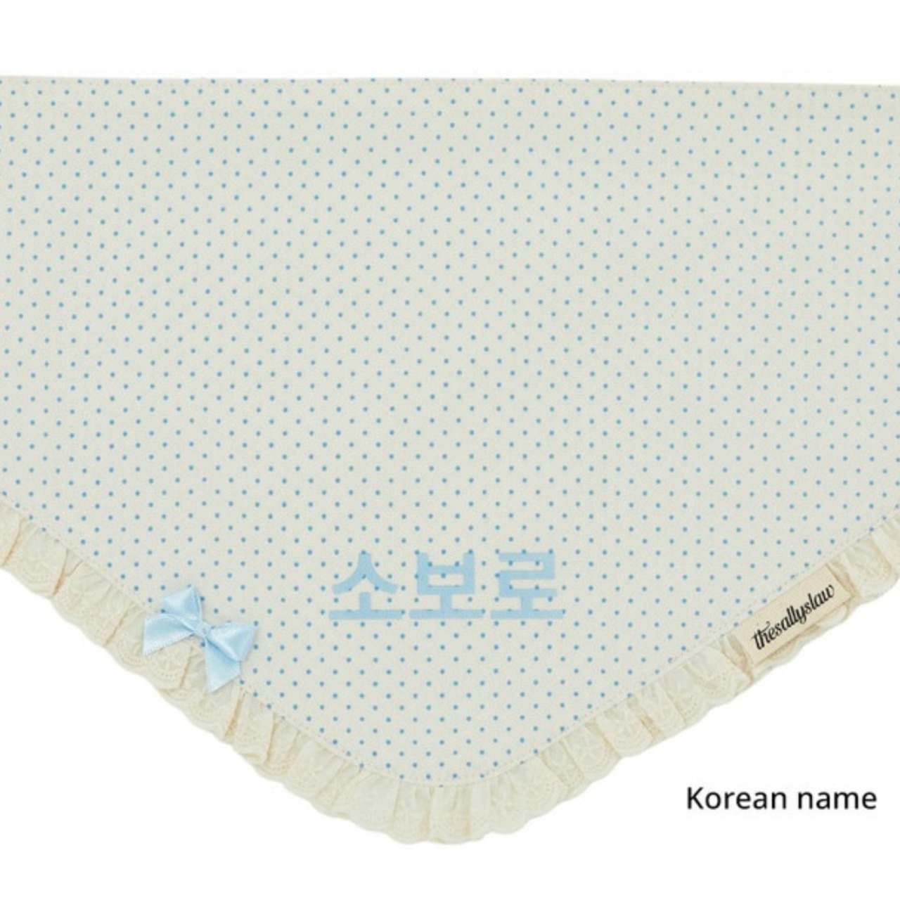 【予約】[ thesallyslaw ] Maybel Naming Bandana｜Blue dot - 4