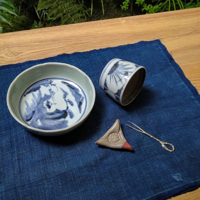 古美術品 青磁小鉢 - 食器