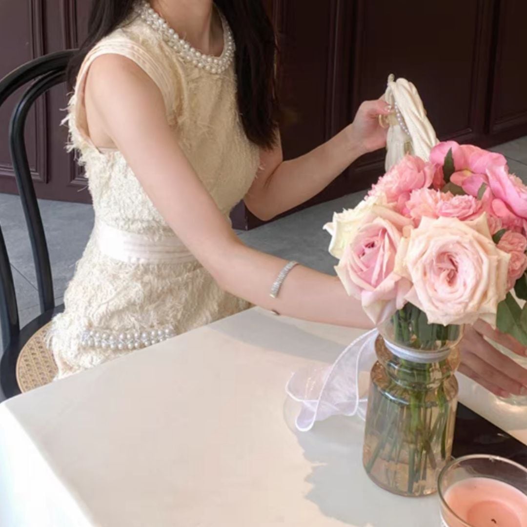 Waist switching dress ju2402091