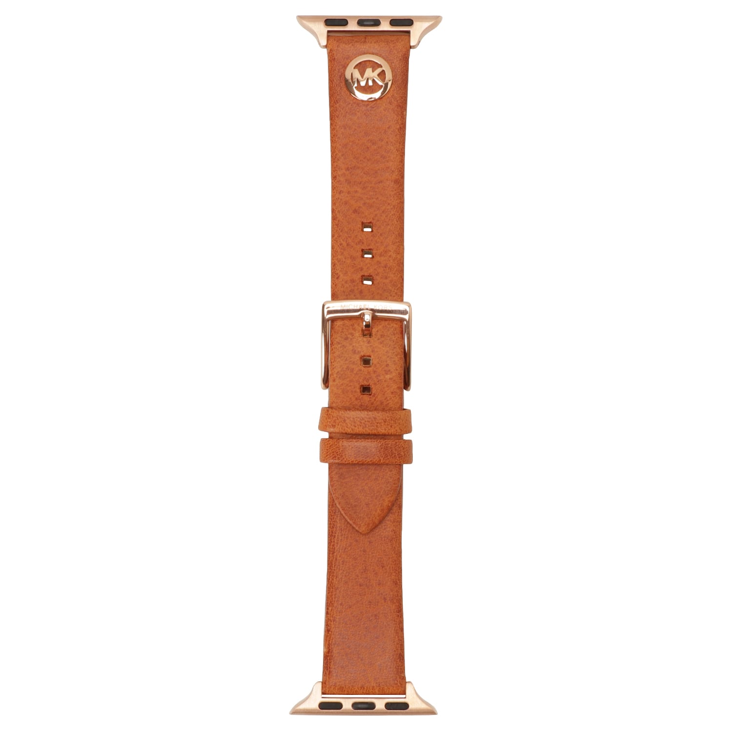 マイケルコース MICHAEL KORS Apple watch strap MKS8003 アップル ウォッチ ストラップ  替えベルト【38mm/40mm/41mm ケース対応 ※ベルトのみ】MKロゴ レザー ストラップ タンブラウン レディース 交換バンド 付け替えベルト  | イッシンイチー