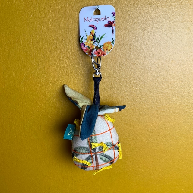 【MALAGUETA マラゲッタ】ファブリック パイナップル キーホルダー②