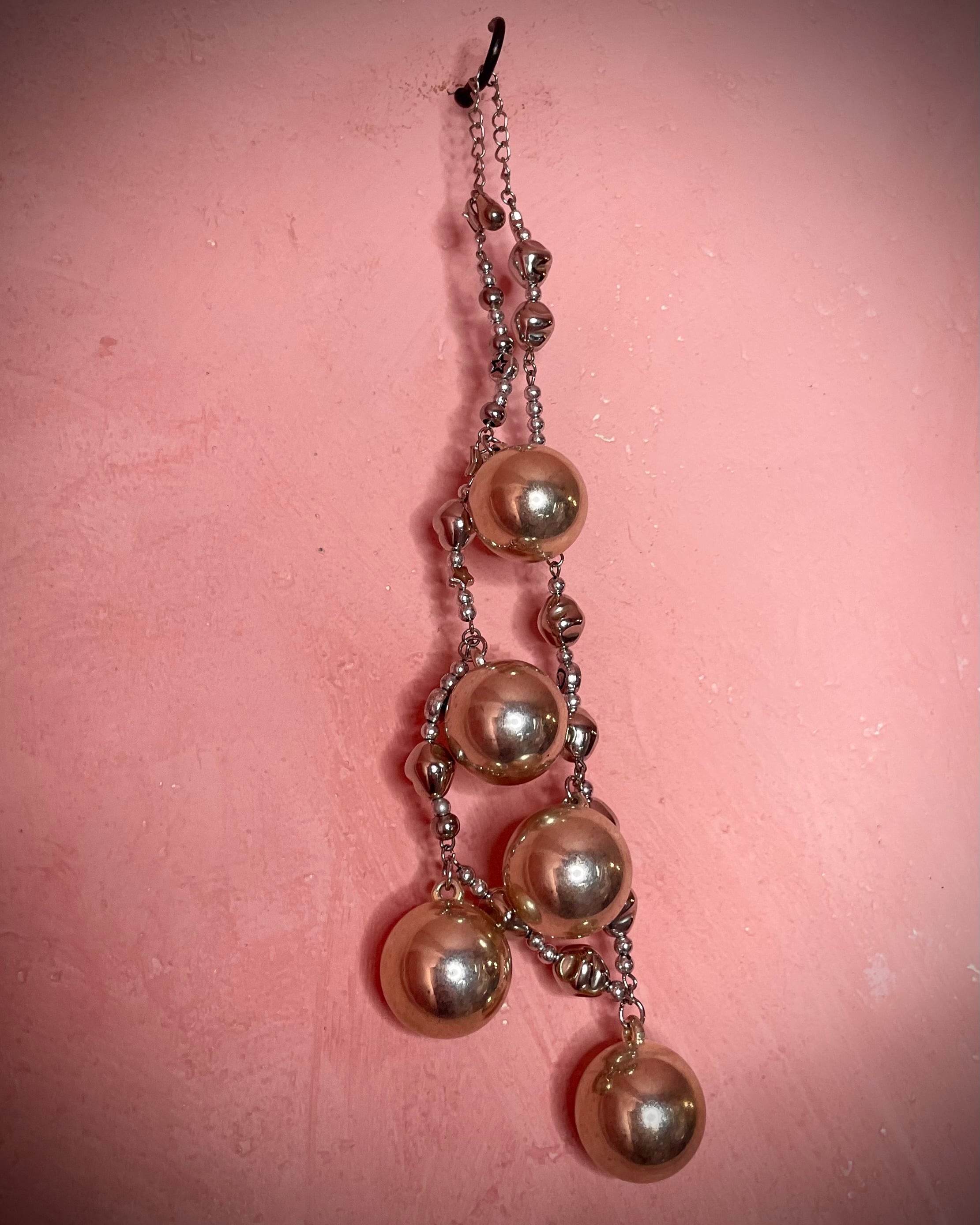 Chunky Charm Necklace〈Silver〉