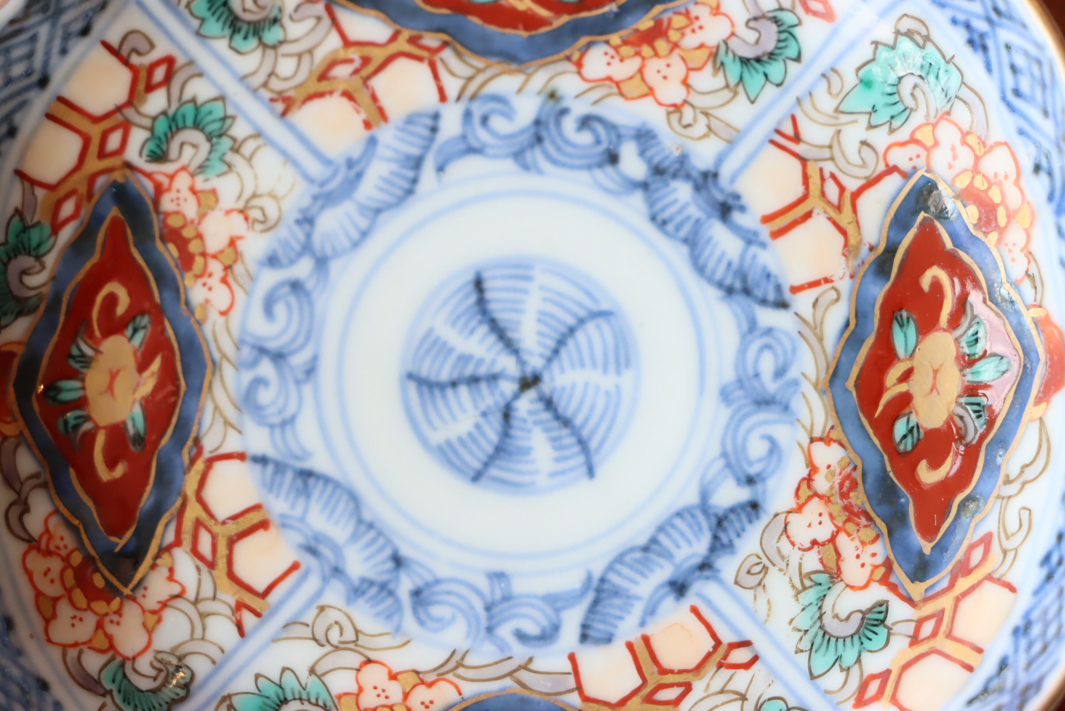伊万里焼 色絵 花文 小皿 通りもの | (有)新原美術