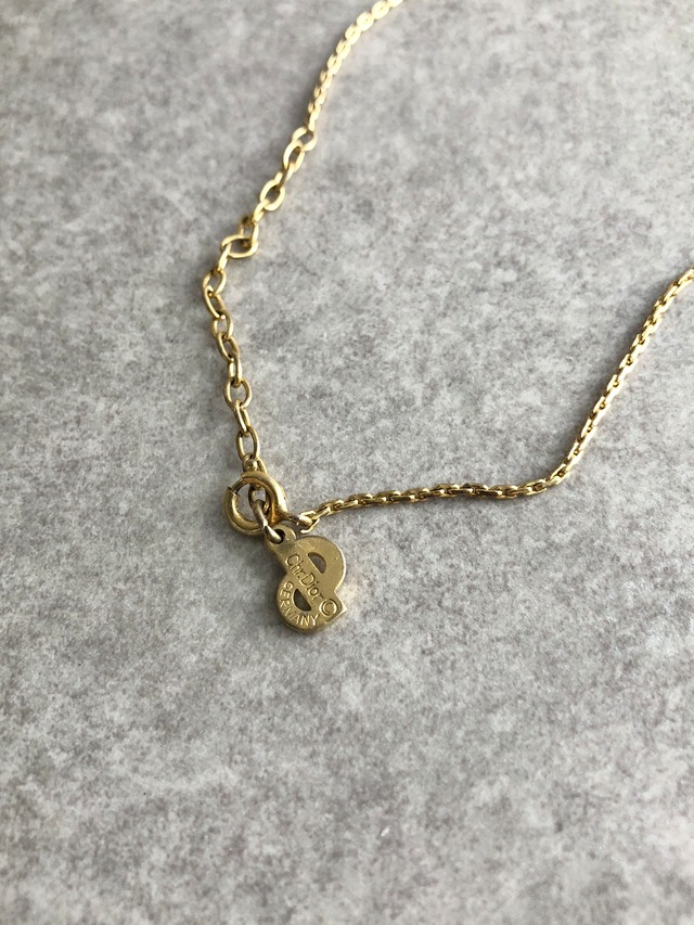 Christian Dior クリスチャン ディオール ネックレス ゴールド DIOR コイン vintage ヴィンテージ オールド fmzag2