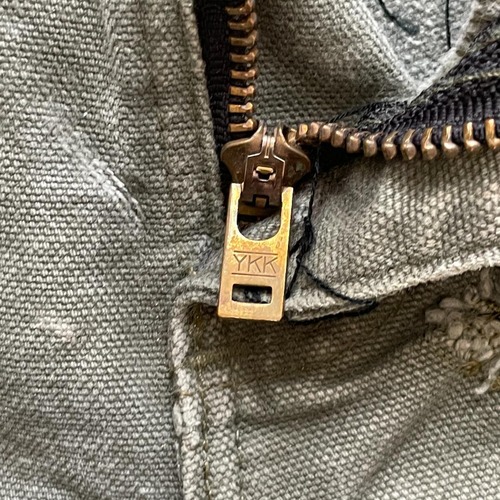 モスグリーン ダブルニー Carhartt B136 MOS 33×32 詳細写真9