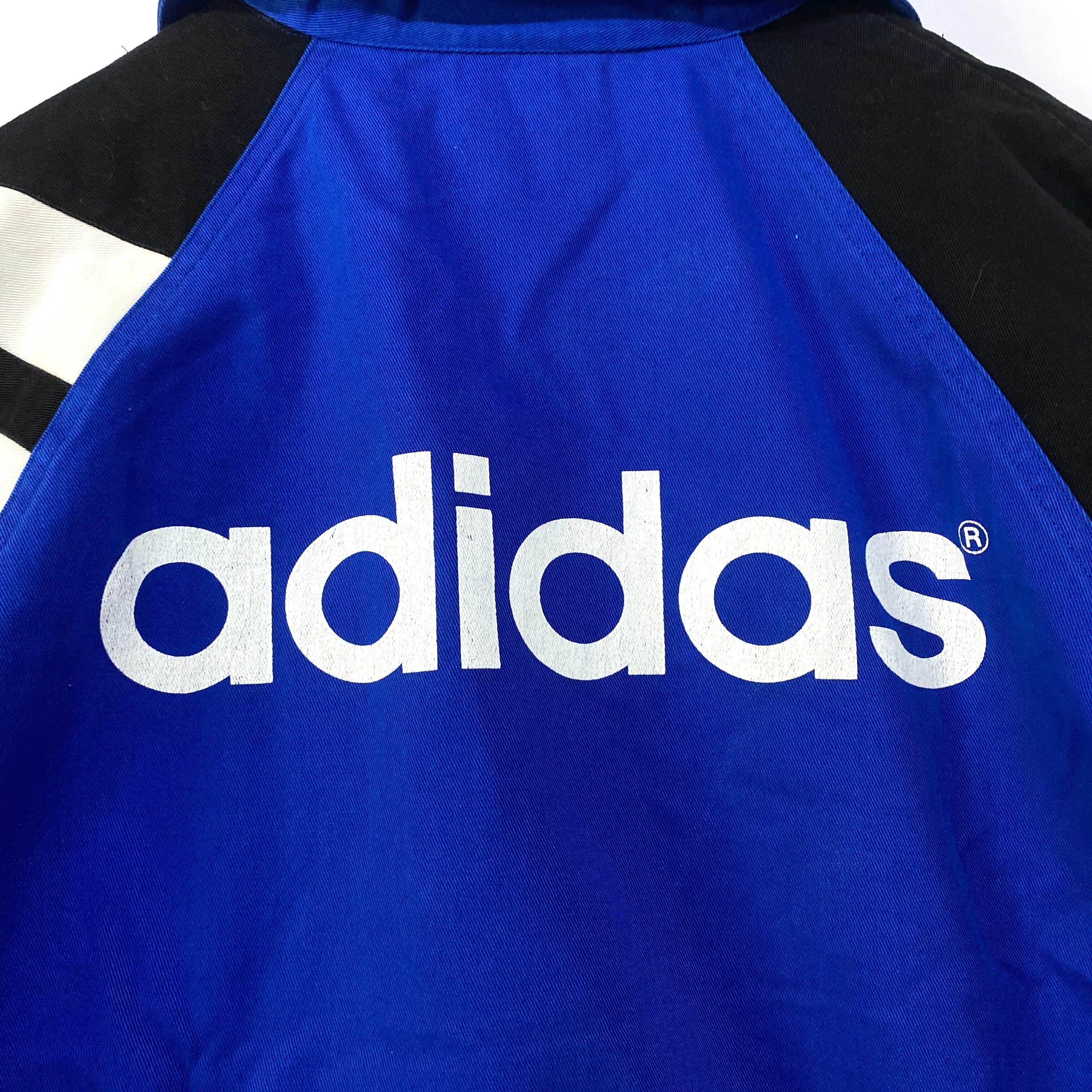 激レア‼️90s adidas レンジャーズ ドリルトップジャージ L 青/黒 90