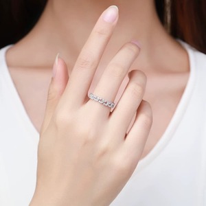 指輪 おしゃれ 満面 クリスタル シルバー リボン