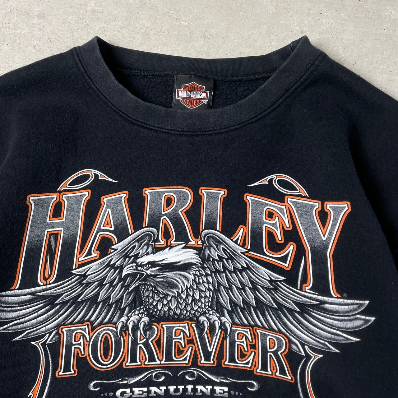 00年代 Harley-Davidson ハーレーダビッドソン イーグル ロゴプリント
