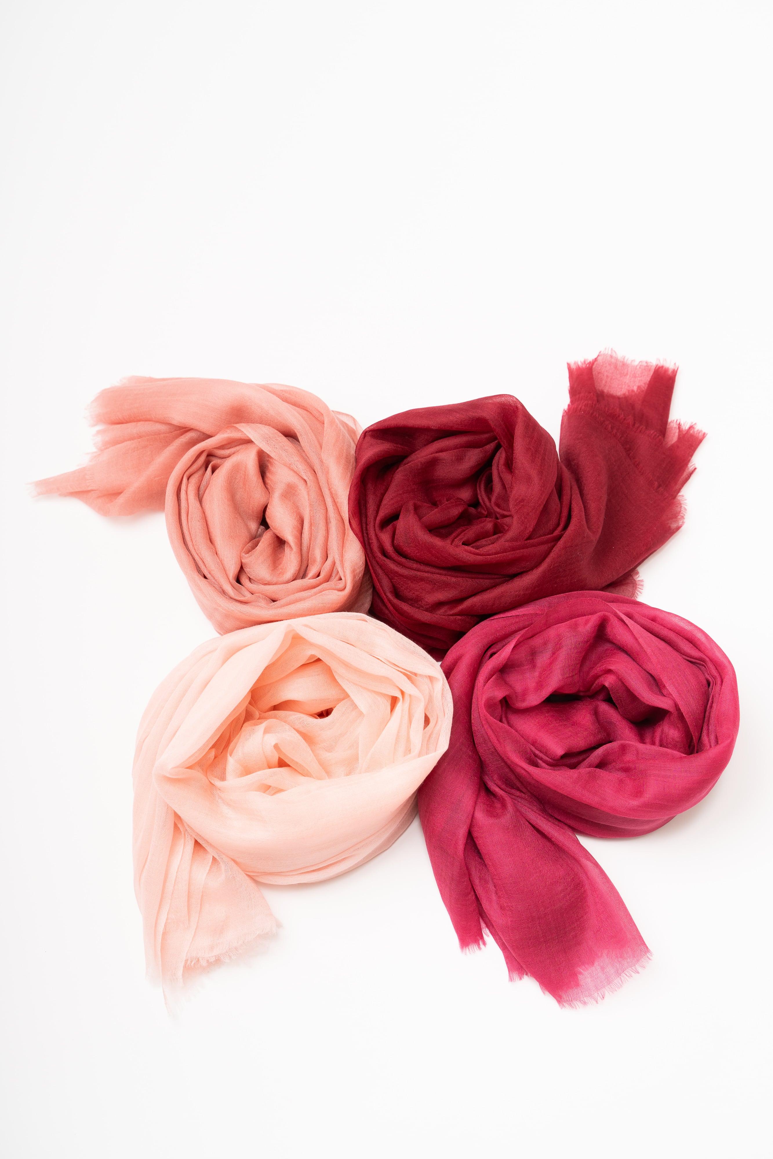 人気No.1 Tango - タンゴ/プラムピンク カシミヤストール100% 幅100cm