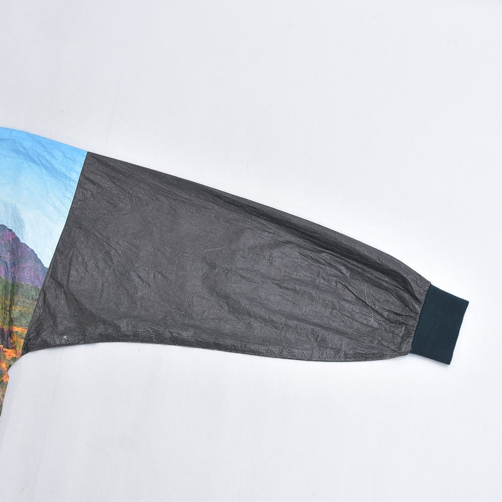 90～00s LESLIE JORDAN 総柄プリント タイベックジャケット