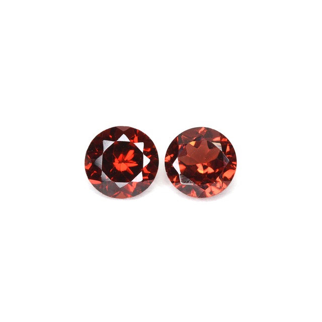 ガーネット（2pcs）モザンビーク産  0.636ct #JWA2316