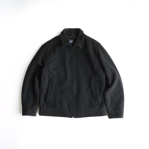 【GAP】00's Padded Wool Jacket Black M