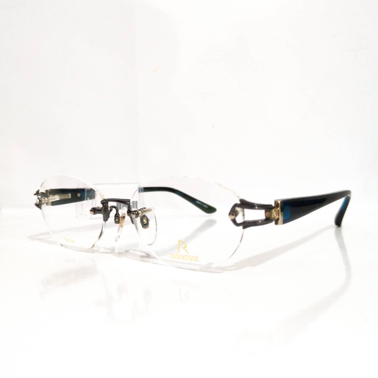 【RODENSTOCK】オーバルツーポイントフレーム ガンメタ
