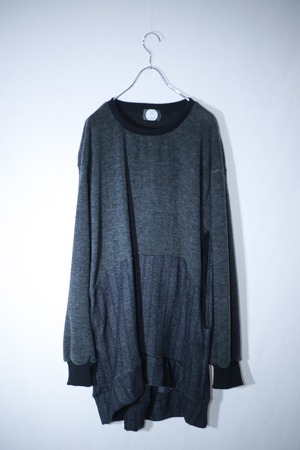 Tneck-PO Long  (dark grey)　