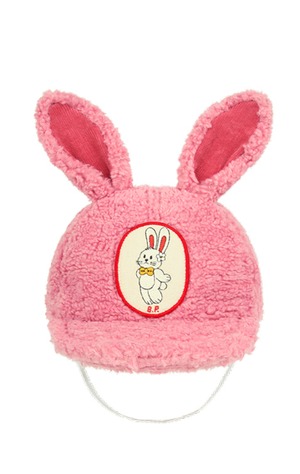 [BEBE DE PINO] Ribbon bunny baby dumble fur cap 正規品 韓国ブランド 韓国ファッション 韓国代行 韓国通販 ベベドピノ bebedepino 日本 店舗 韓国 子供服