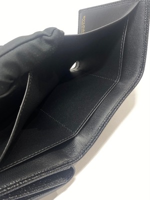 BVLGARI ブルガリ 三つ折り財布 レディース 288648 GRAIN/BLK