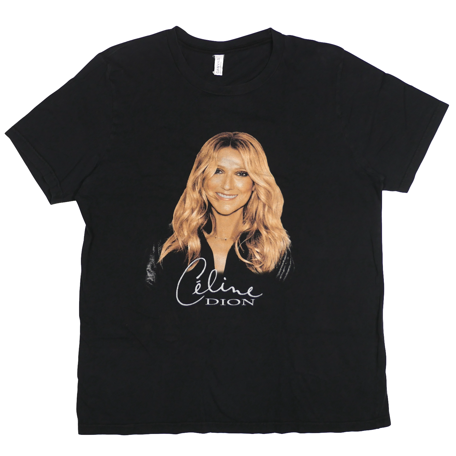 USED【L】Celine Dion The Colosseum at Caesars Palace LAS VEGAS Tee / CANVAS